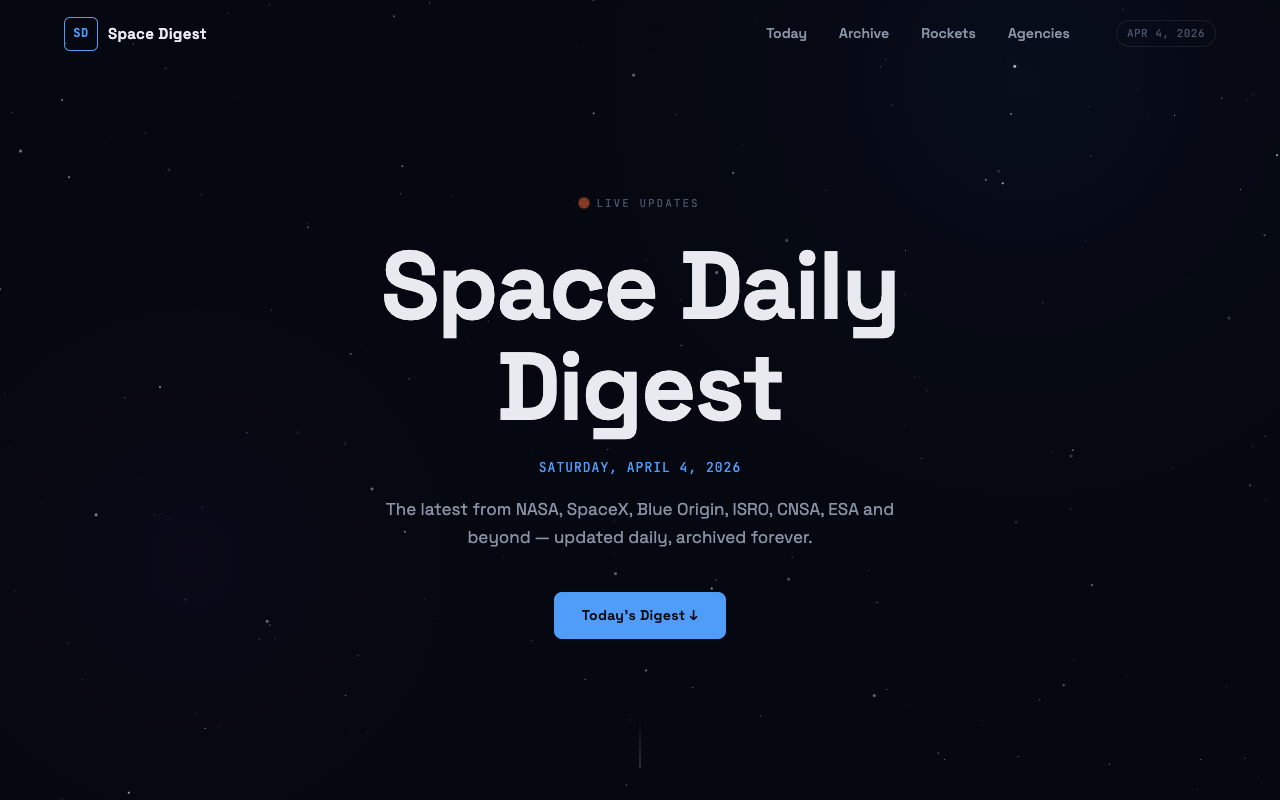 Space Daily Digest preview